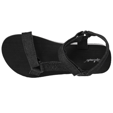 Sandalias Mujer sport tacón Negro - Isotoner