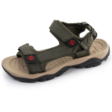 Sandalias Hombre Sport Caqui - Isotoner