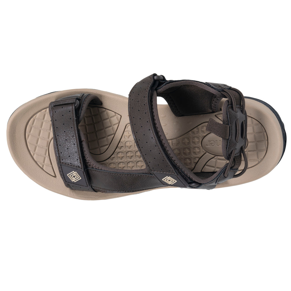Sandalias Hombre Sport Marrón oscuro - Isotoner