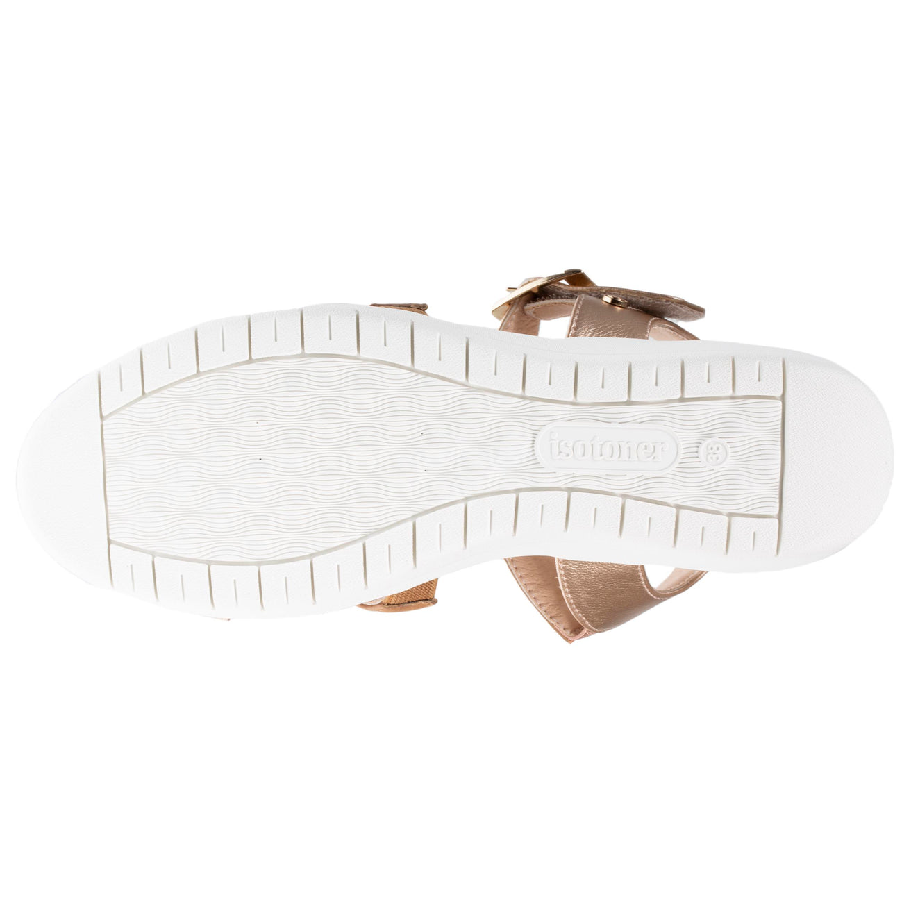 Sandalias Mujer CONFORT PLUS superior de rosetón Camel