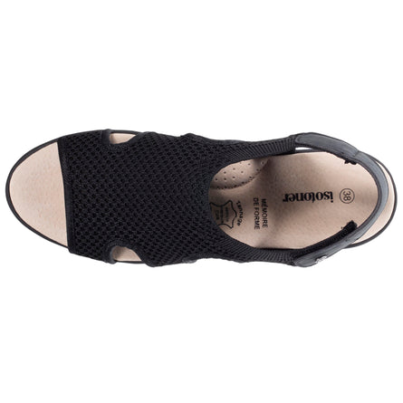 Sandalias Mujer CONFORT PLUS Negro - Isotoner