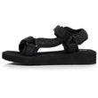 Sandalias Mujer deportivas de tacón Negro