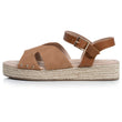 Sandalias Mujer suela plataforma cuerda Camel