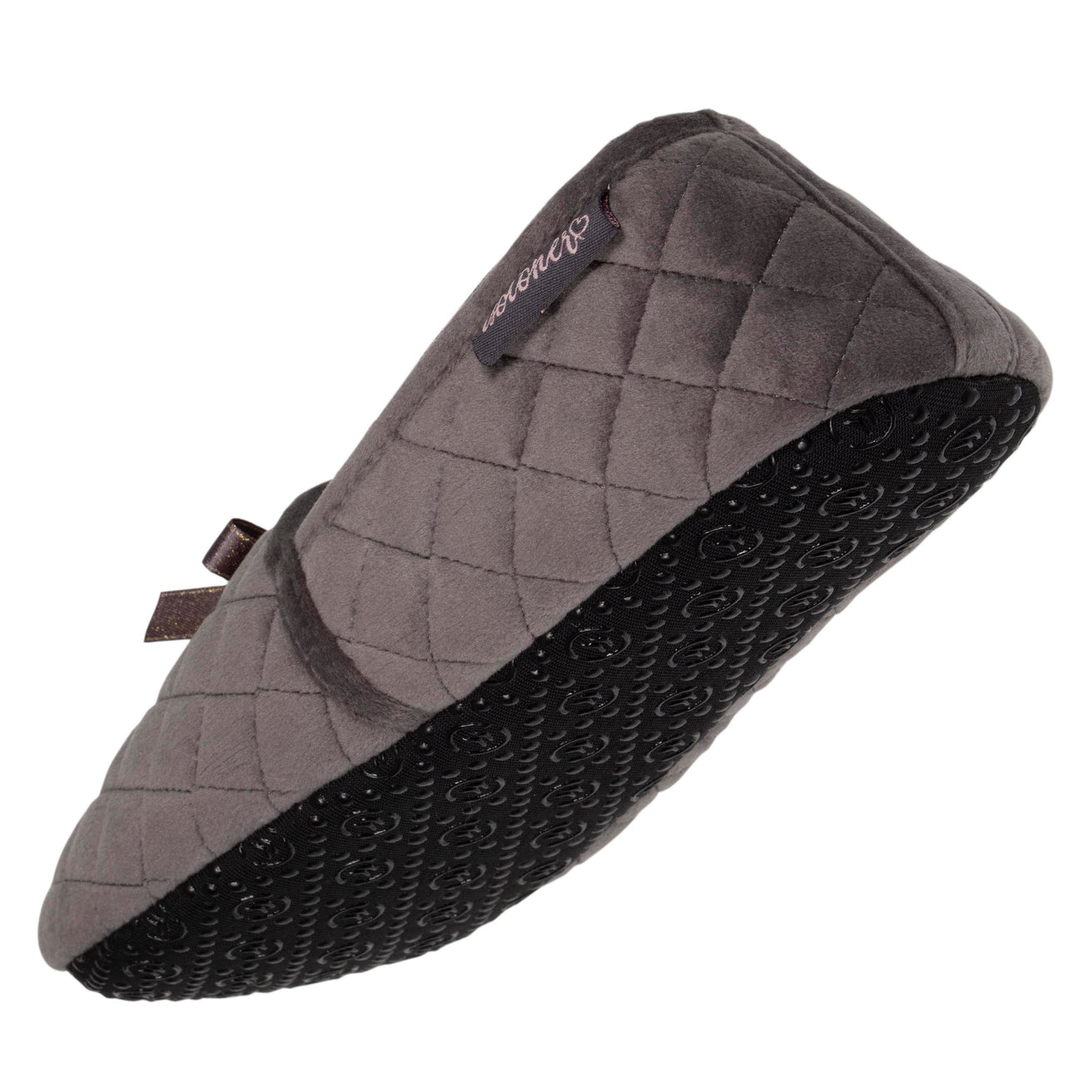 Zapatillas de casa slippers Mujer 3D acolchadas Gris oscuras