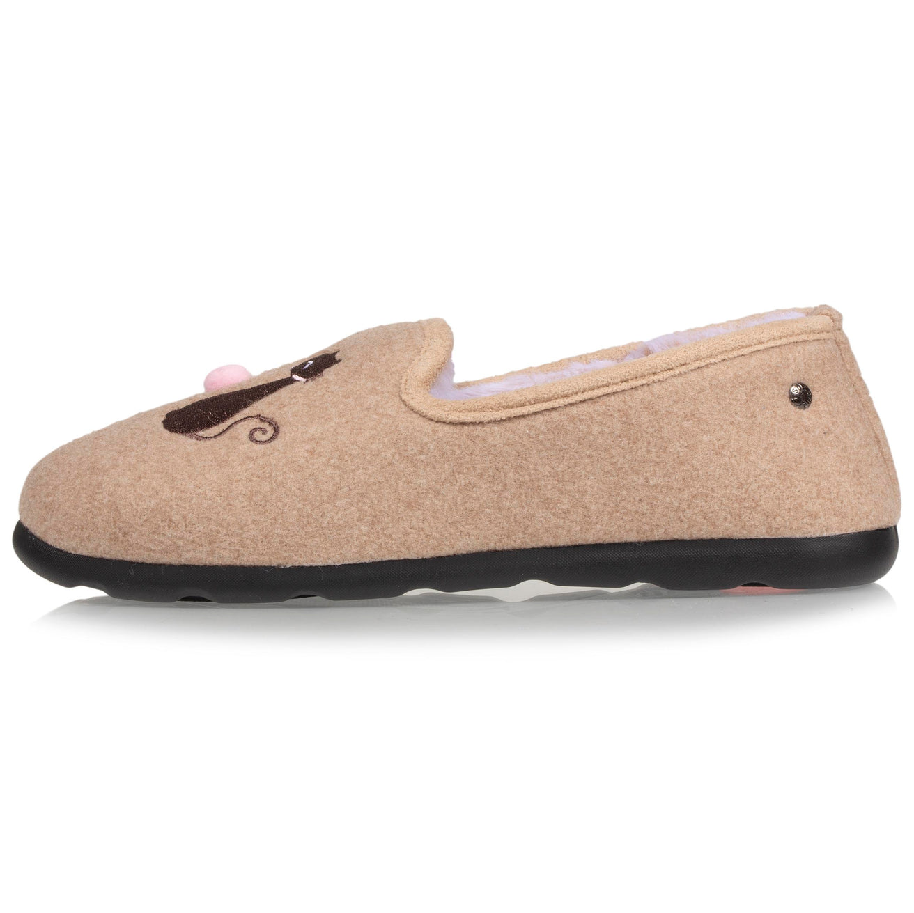 Zapatillas de casa cerradas Mujer Beige