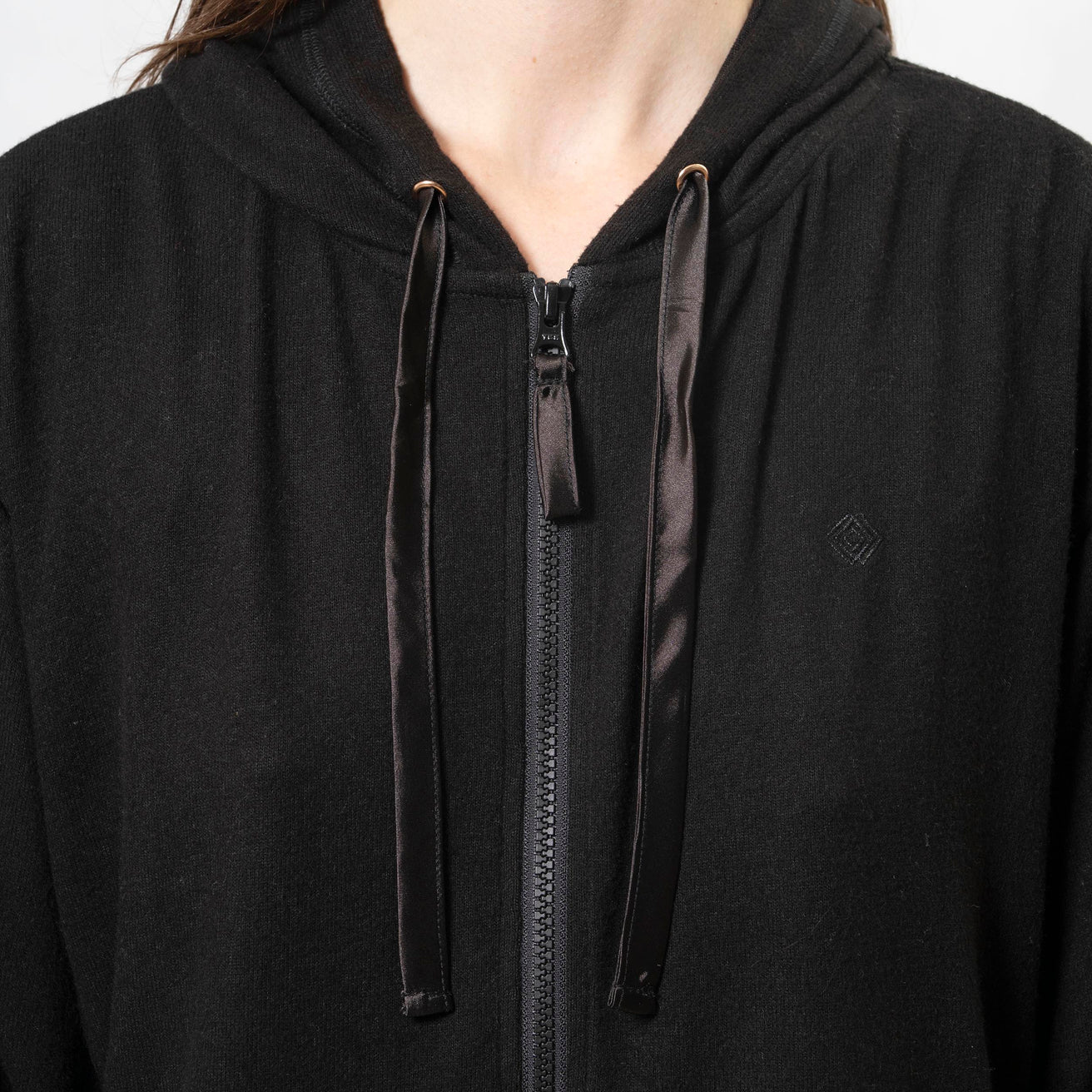Sudadera con capucha Mujer Negro