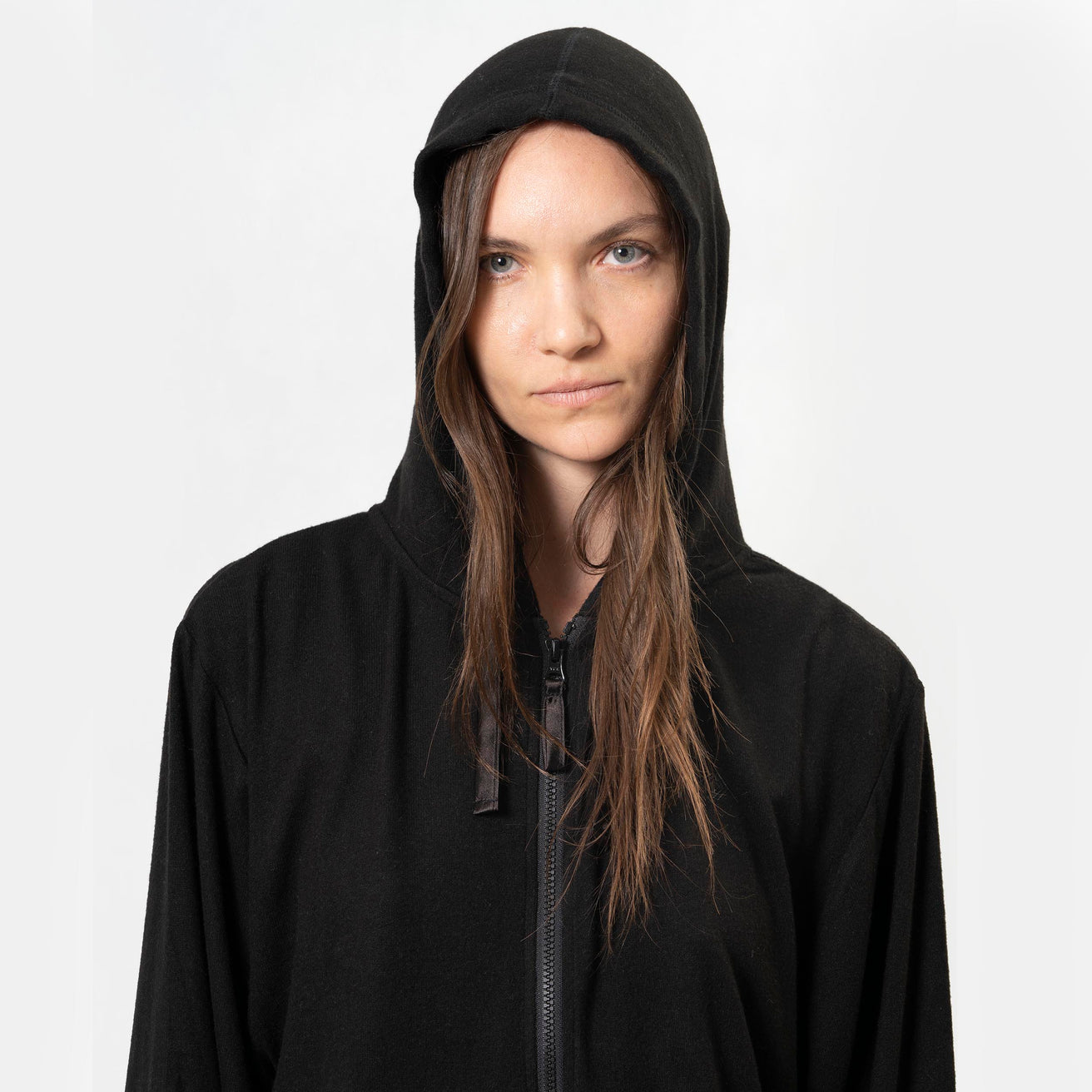 Sudadera con capucha Mujer Negro