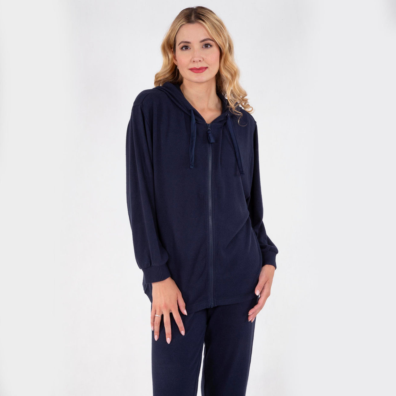 Sudadera con capucha Mujer Azul marino