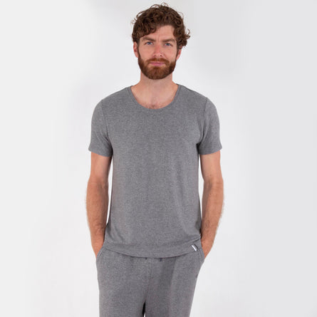 Camiseta Mangas cortas Hombre Gris - Isotoner