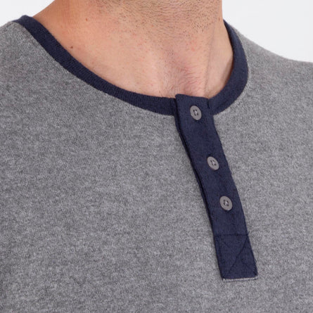 Camiseta Mangas largas Hombre Gris - Isotoner