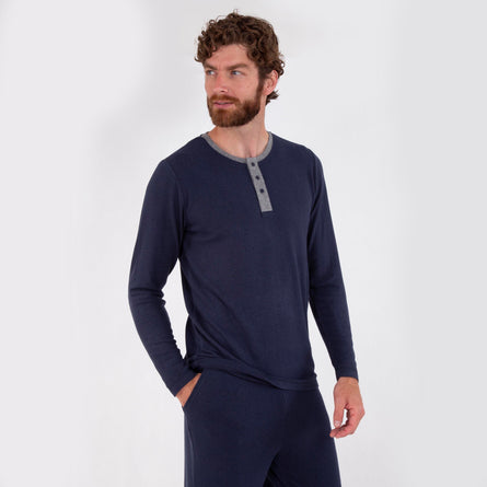 Camiseta Mangas largas Hombre Azul marino - Isotoner