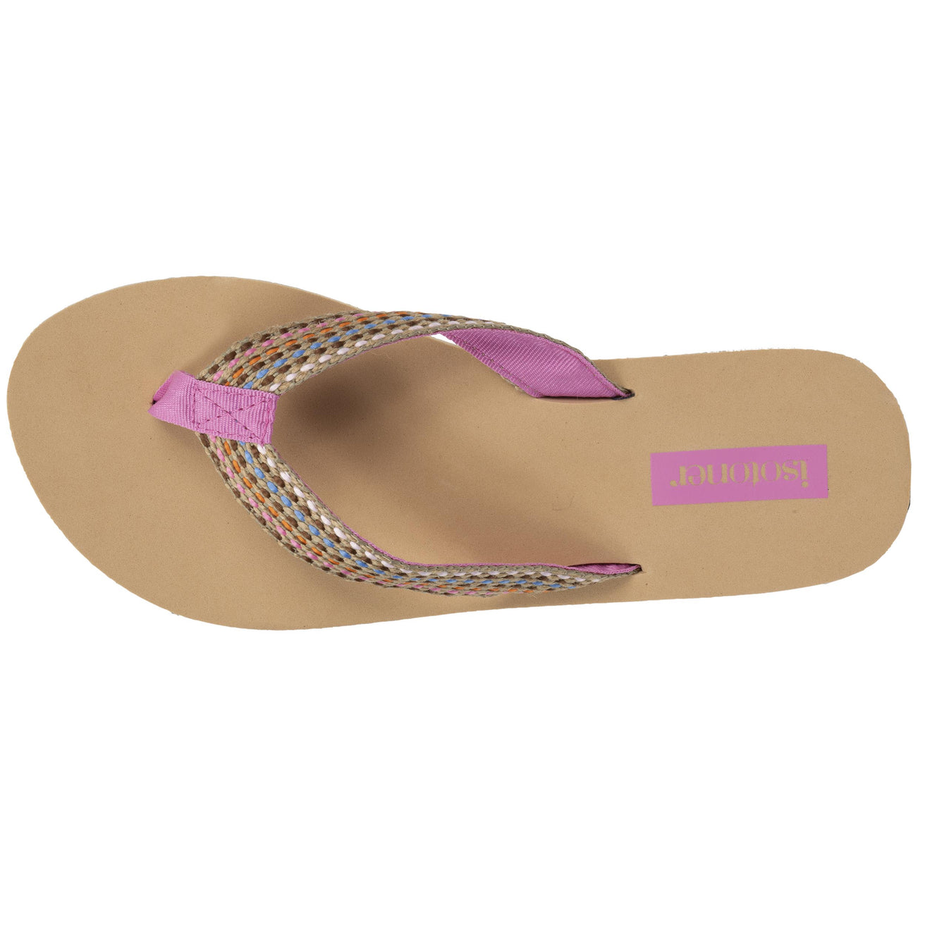 Chanclas Mujer EVERYWEAR™ Beige tallo ancho