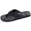 Chanclas Hombre correa ancha rayas Caqui camo marine - Isotoner