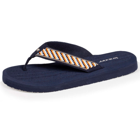 Chanclas Mujer confort perla Marino - Isotoner