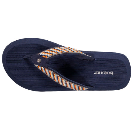 Chanclas Mujer confort perla Marino - Isotoner
