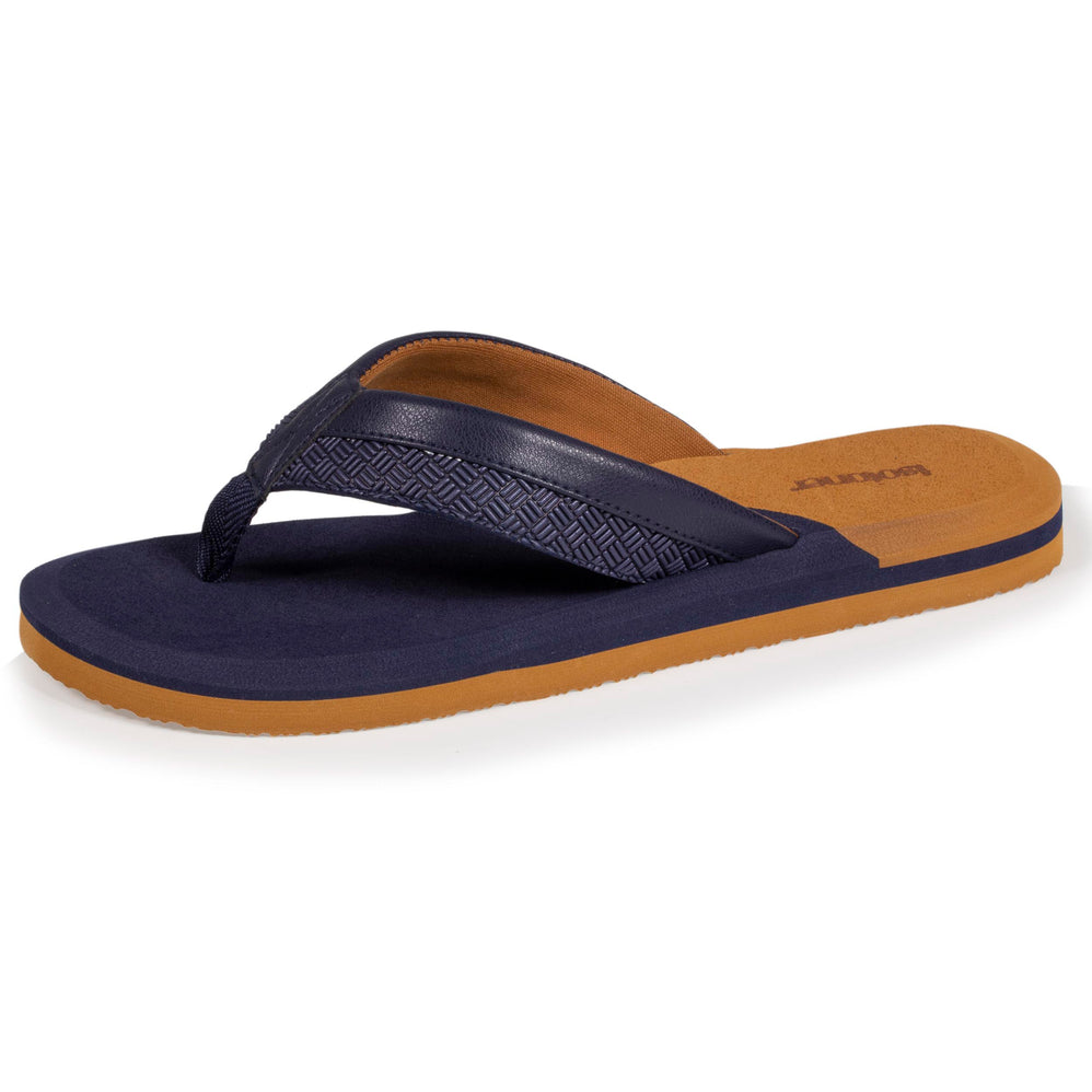 Chanclas Hombre bicolor Marino - Isotoner