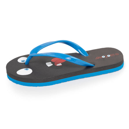 Chanclas Niños Monstruo Gris/Azul - Isotoner