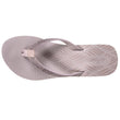 Chanclas Mujer perlas con tacón Topo
