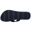 Chanclas Mujer perlas con tacón Azul marino