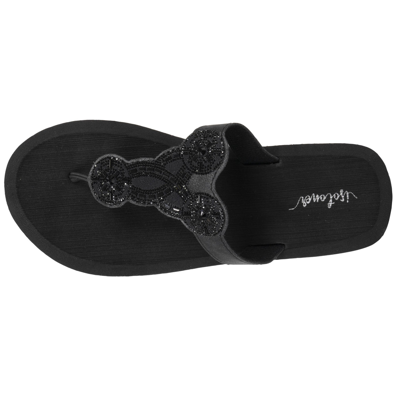 Chanclas Mujer YOGA sofisticada Negro