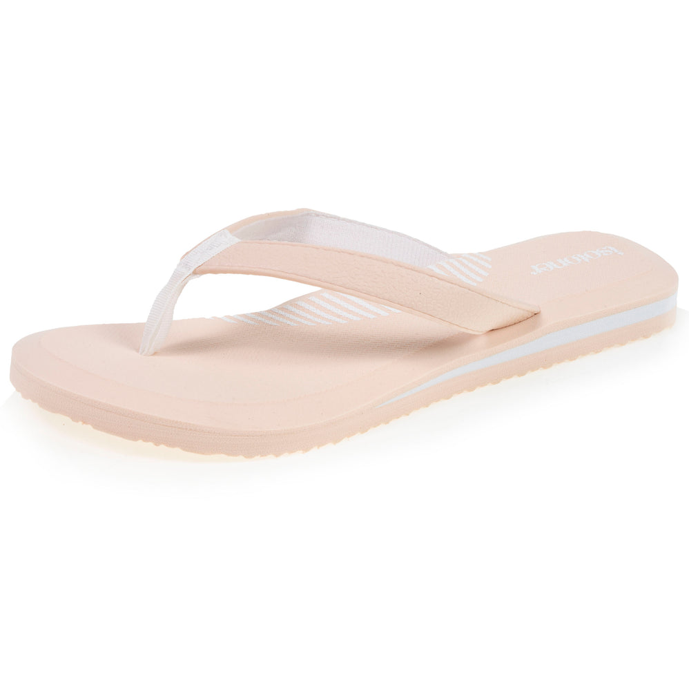 Chanclas bicolor yoga Mujer Beige - Isotoner