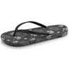 Chanclas Mujer estampado Floral Topo noir - Isotoner