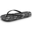 Chanclas Mujer estampado Floral negro