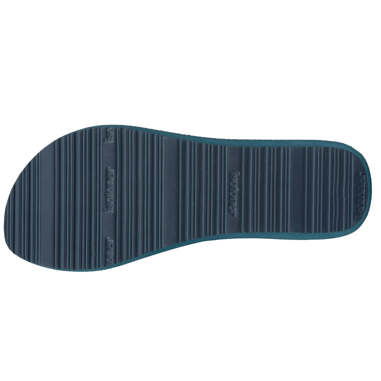 Chanclas Mujer tacón purpurina Verde Pato