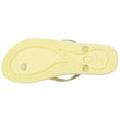 Chanclas Mujer tira purpurina Amarillo
