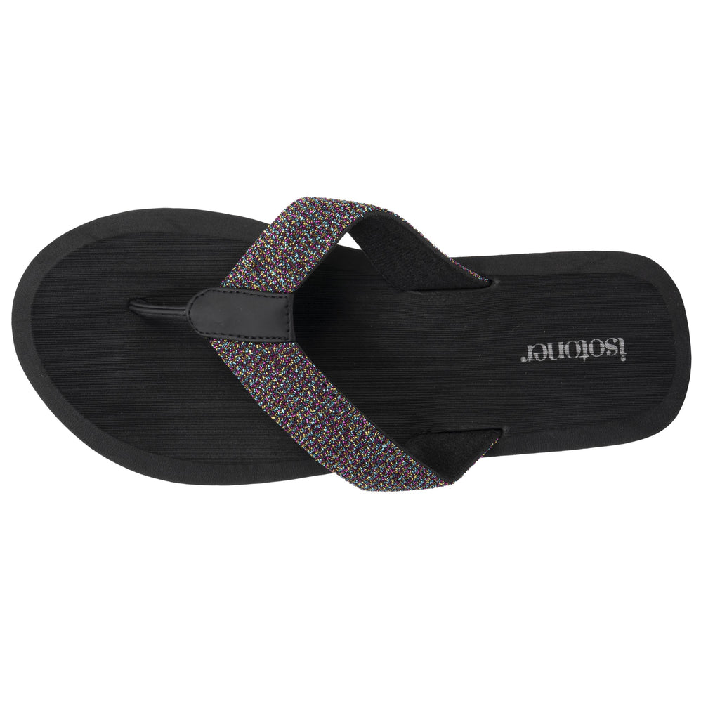 Chanclas Mujer yoga confort Negro - Isotoner