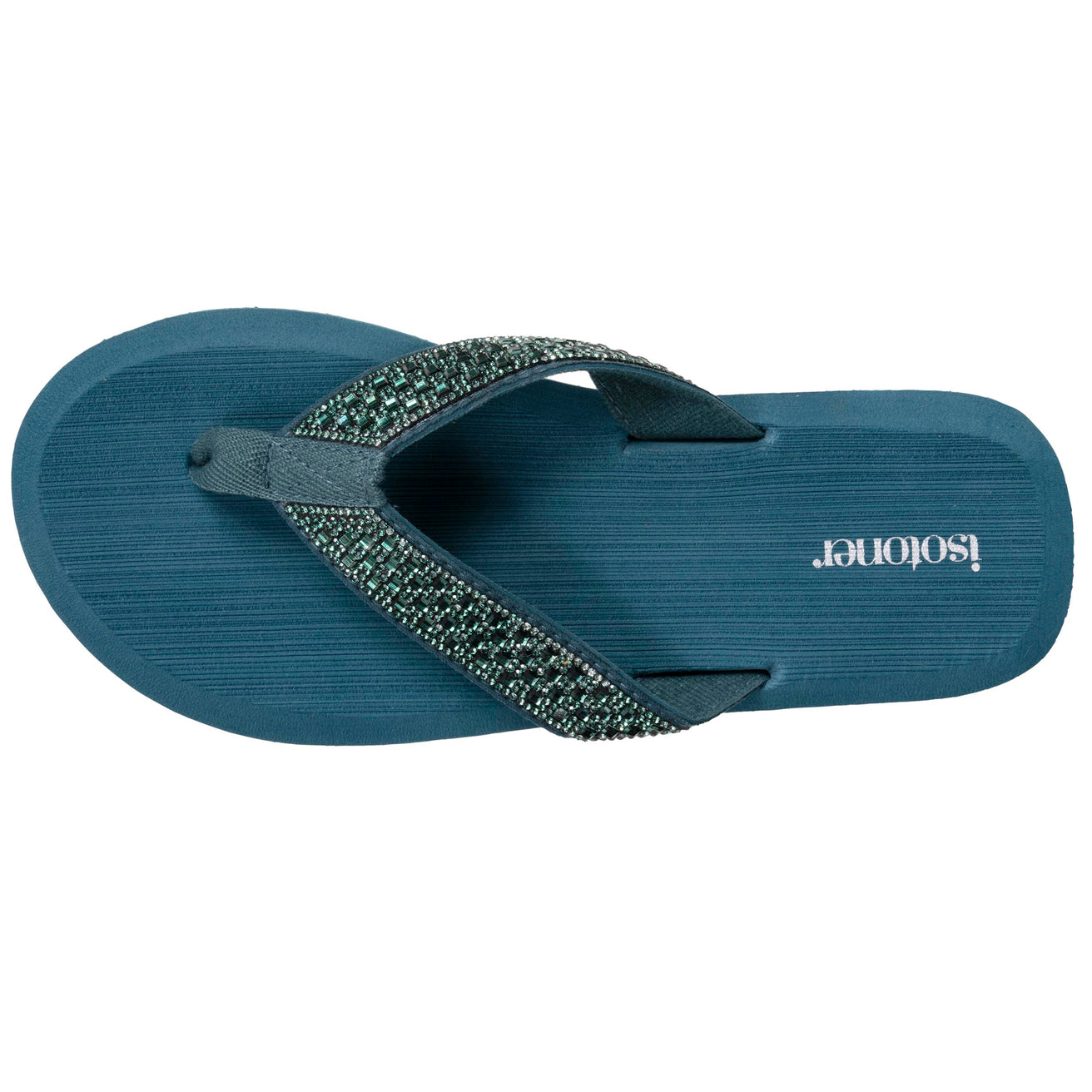 Chanclas Mujer yoga confort Verde pato