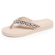 Chanclas Mujer yoga jungle Beige leopardo