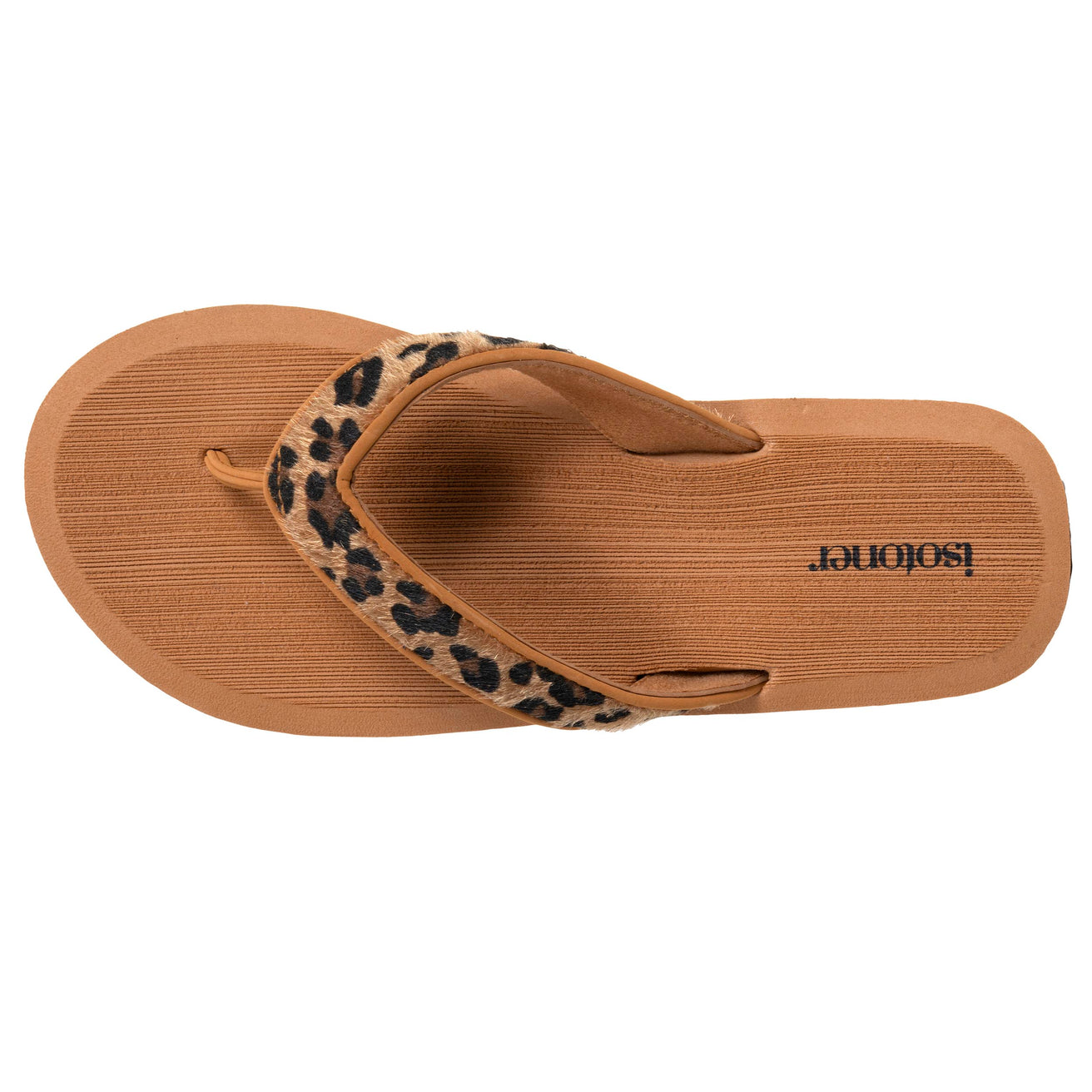 Chanclas Mujer yoga jungla Marrón/Leopardo