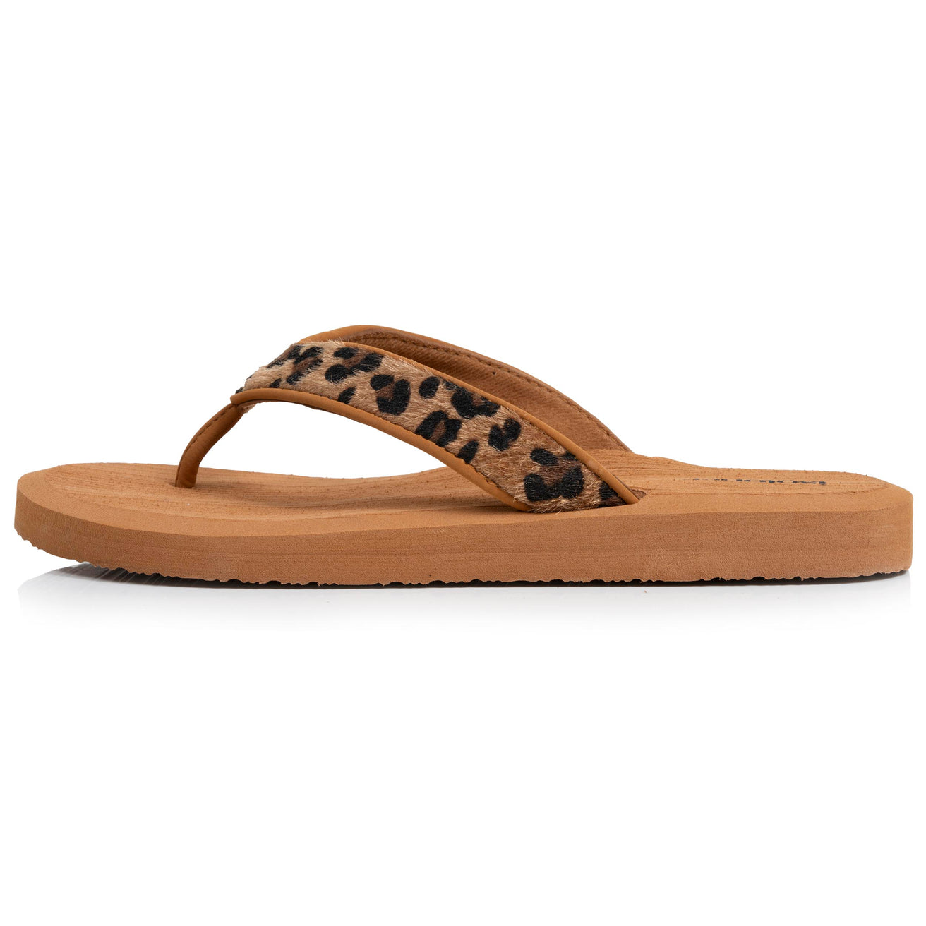 Chanclas Mujer yoga jungla Marrón/Leopardo