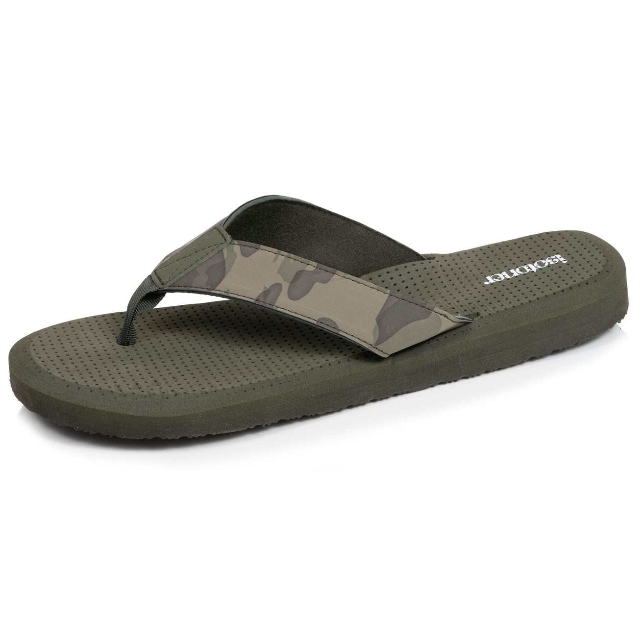 Chanclas Hombre sport camuflaje caqui