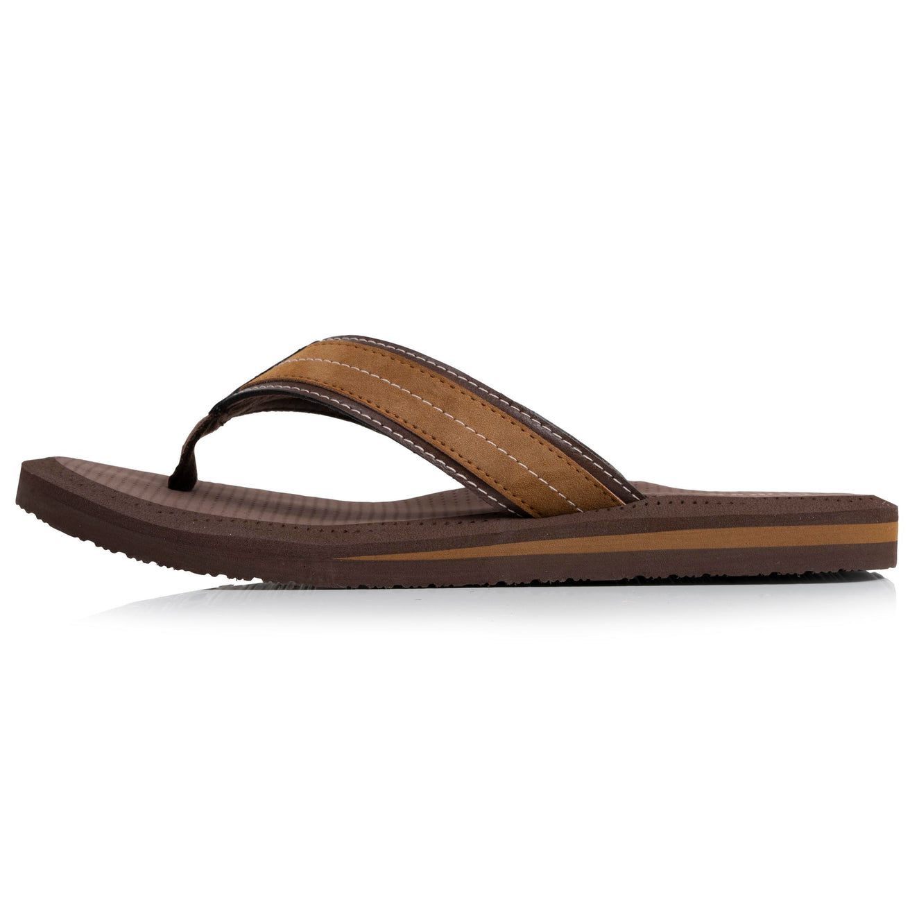 Chanclas Hombre tira ancha sport Marrón