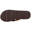Chanclas Hombre tira ancha sport Marrón