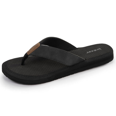 Chanclas Hombre tira ancha sport Negro - Isotoner