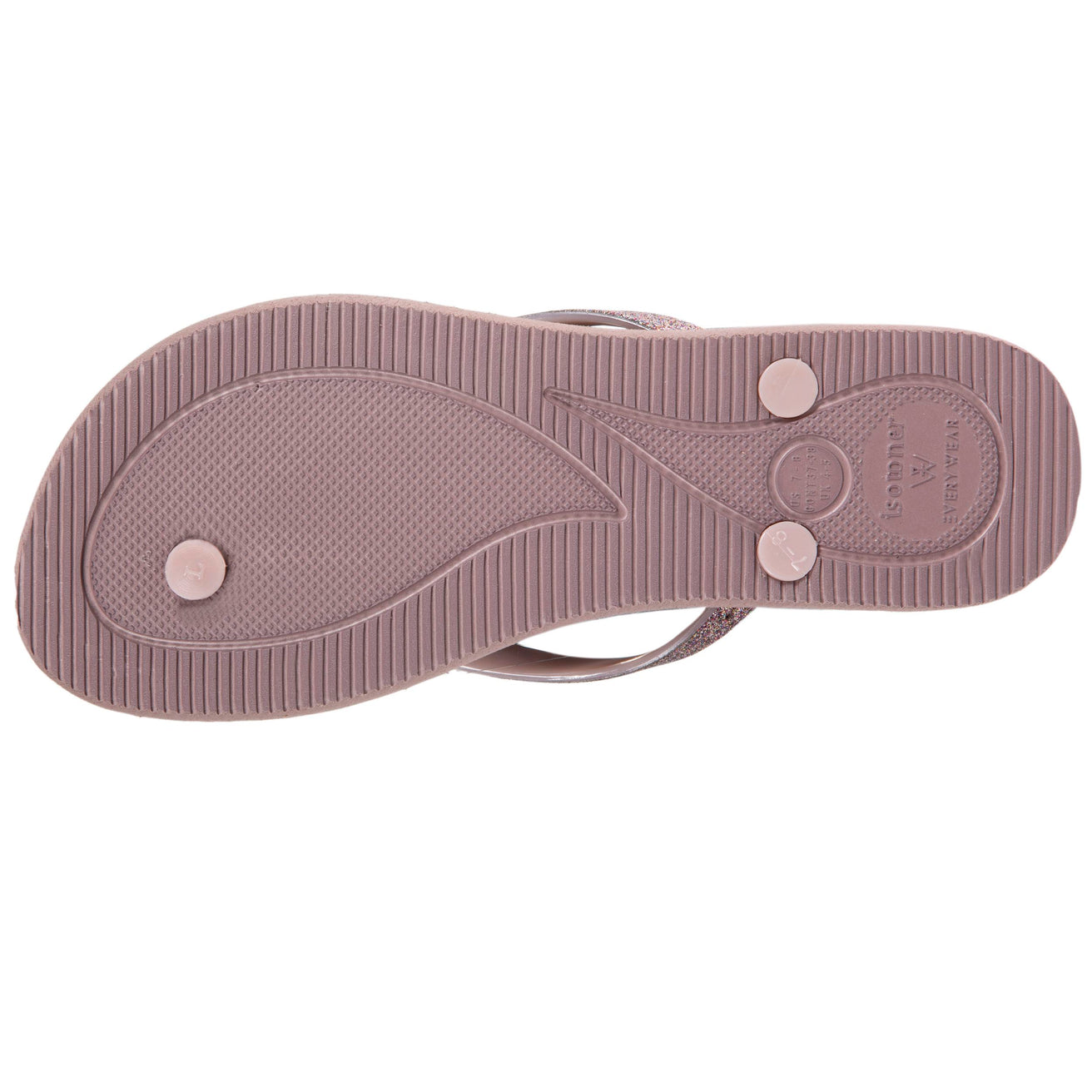 Chanclas Mujer estampado Topo oscuro
