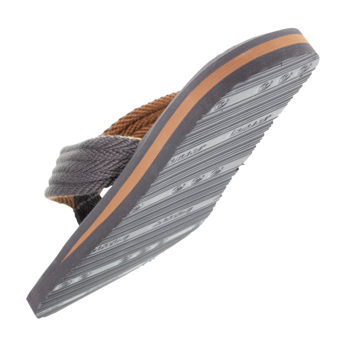 Chanclas Hombre correa de cuerda Gris