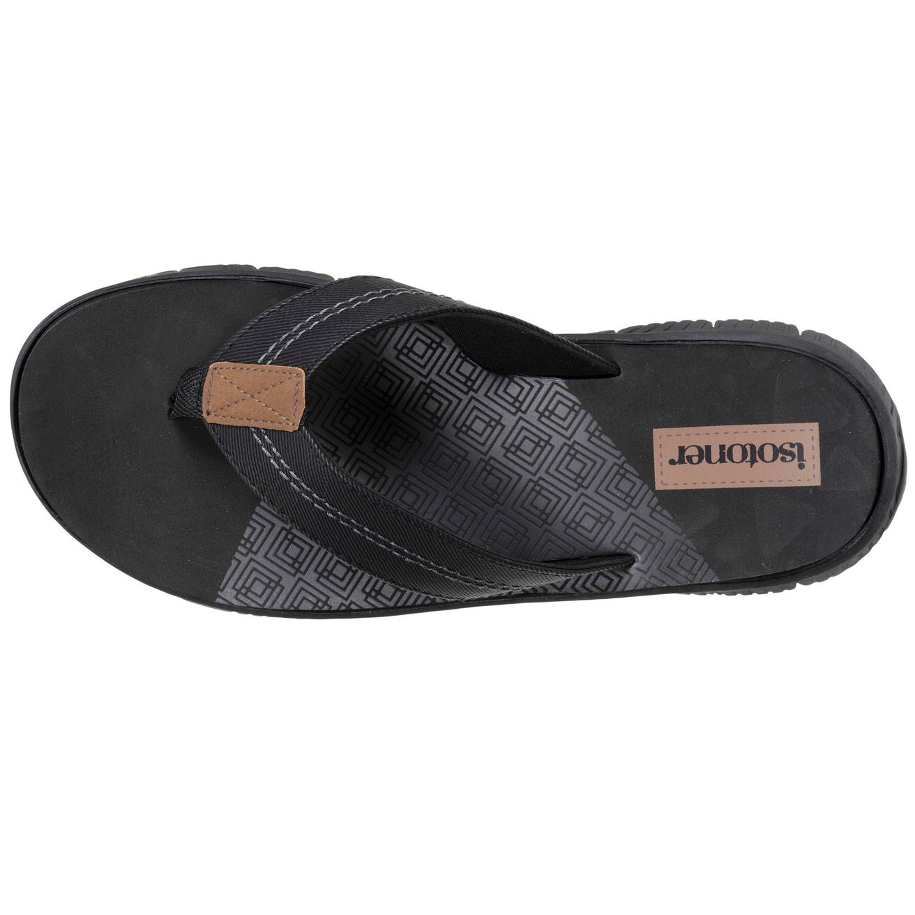 Chanclas sport Hombre confort Negro logo