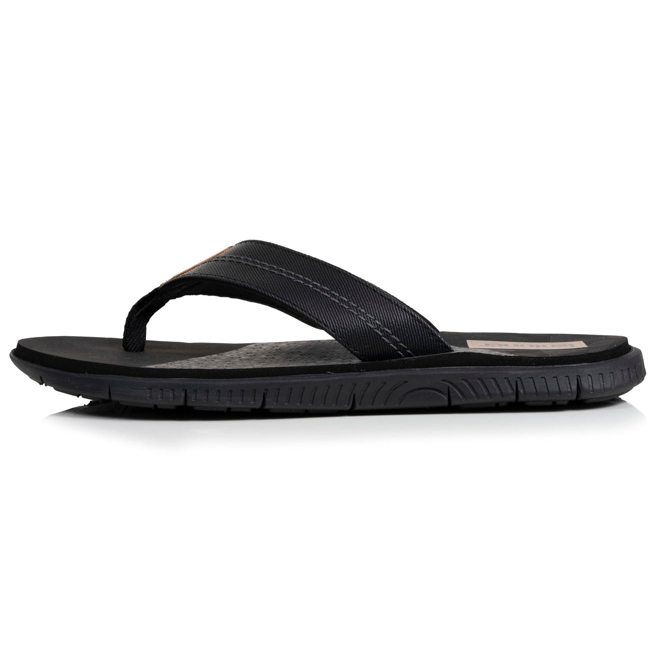 Chanclas sport Hombre confort Negro logo