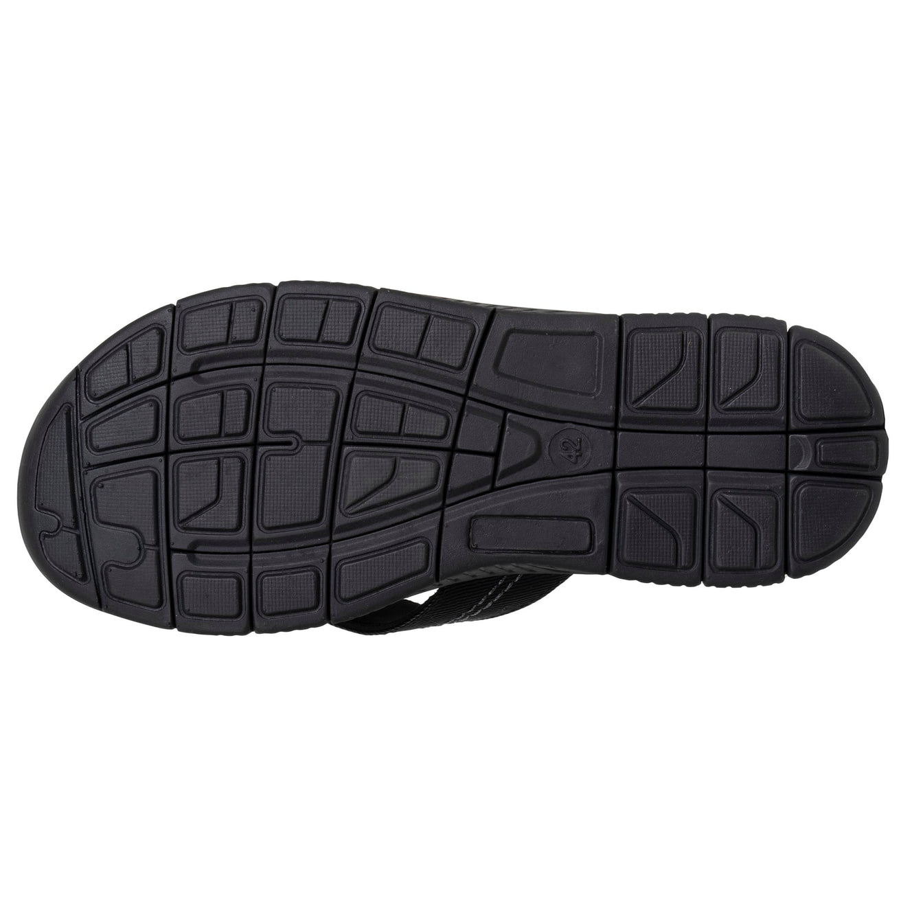 Chanclas sport Hombre confort Negro logo