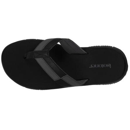 Chanclas sport Hombre confort Negro - Isotoner