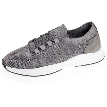 Tenis Confort Hombre slip-on cordones Gris - Isotoner
