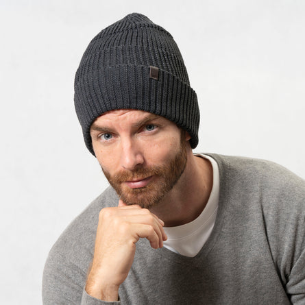 Gorro Hombre malla reciclado Gris - Isotoner