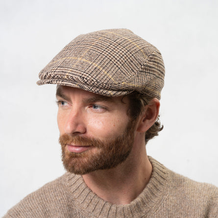 Casquette Homme à Carreaux Marron - Isotoner