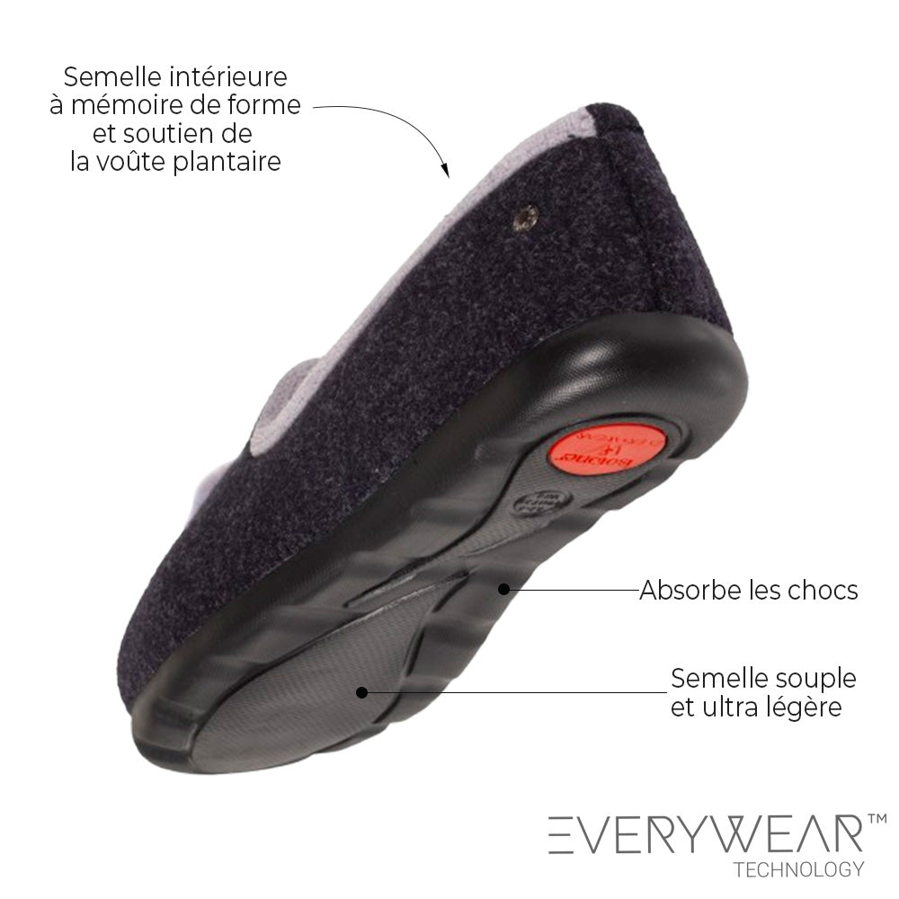 Zapatillas de casa cerradas Mujer Beige
