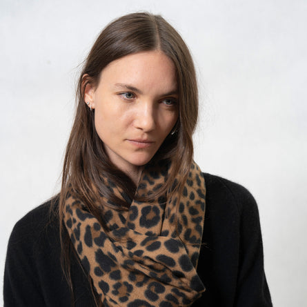 Bufanda Mujer Soft Touch Estampado Leopardo - Isotoner