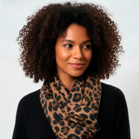 Bufanda Mujer Soft Touch Estampado Leopardo - Isotoner